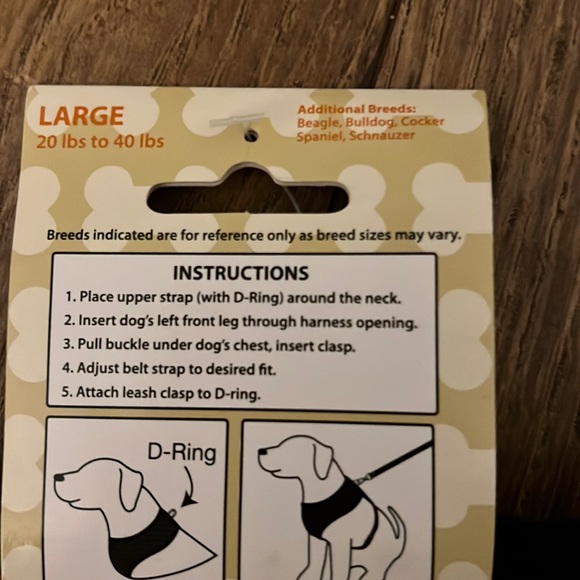 🦮 Simply Dog Adjustable Body Harness Pink Size L (20-40 lbs) - Picture 4 of 5